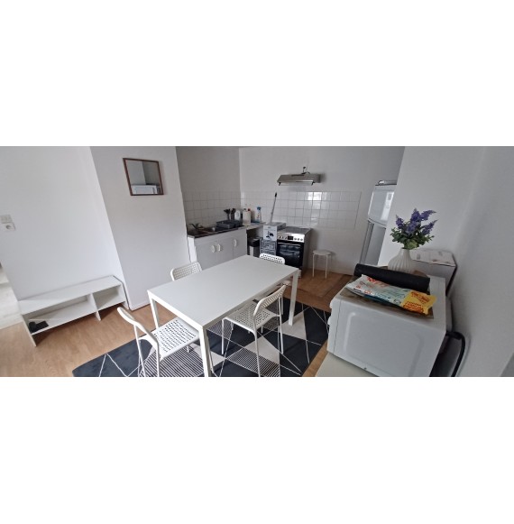 Appartement type 2 meublé, aménagé et équipé