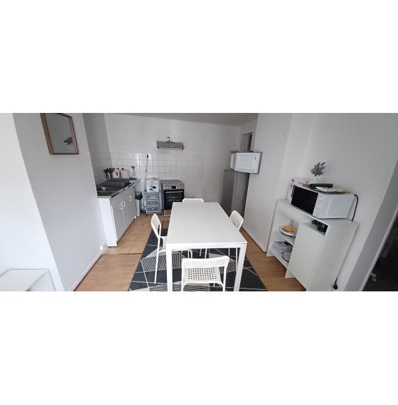 Appartement type 2 meublé, aménagé et équipé